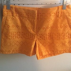 Vacation Season 🩳 Short sale🩳 Tangerine 4” Eyelet Short